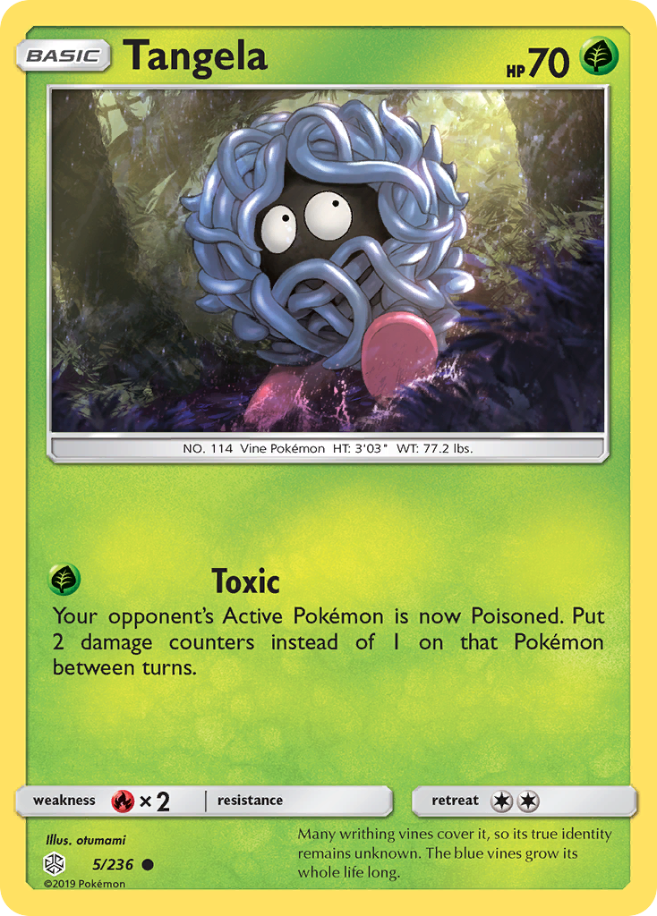 Tangela (5/236) [Sun & Moon: Cosmic Eclipse] | Gam3 Escape