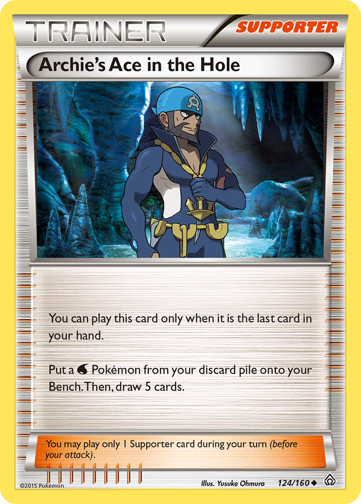 Archie's Ace in the Hole (124/160) [XY: Primal Clash] | Gam3 Escape