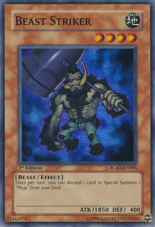 Beast Striker [RGBT-EN085] Super Rare | Gam3 Escape