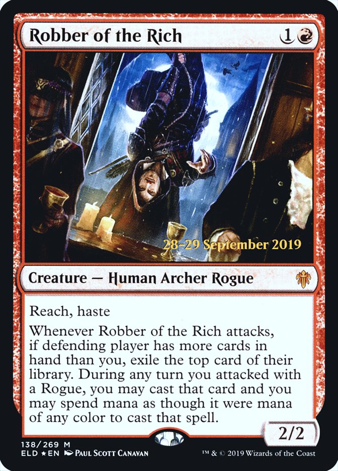 Robber of the Rich  [Throne of Eldraine Prerelease Promos] | Gam3 Escape