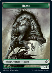 Beast (010) // Fish Token [Commander 2021 Tokens] | Gam3 Escape