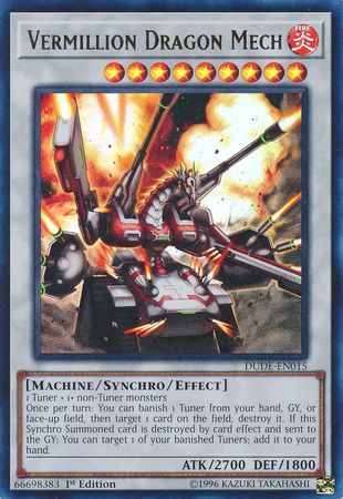 Vermillion Dragon Mech [DUDE-EN015] Ultra Rare | Gam3 Escape