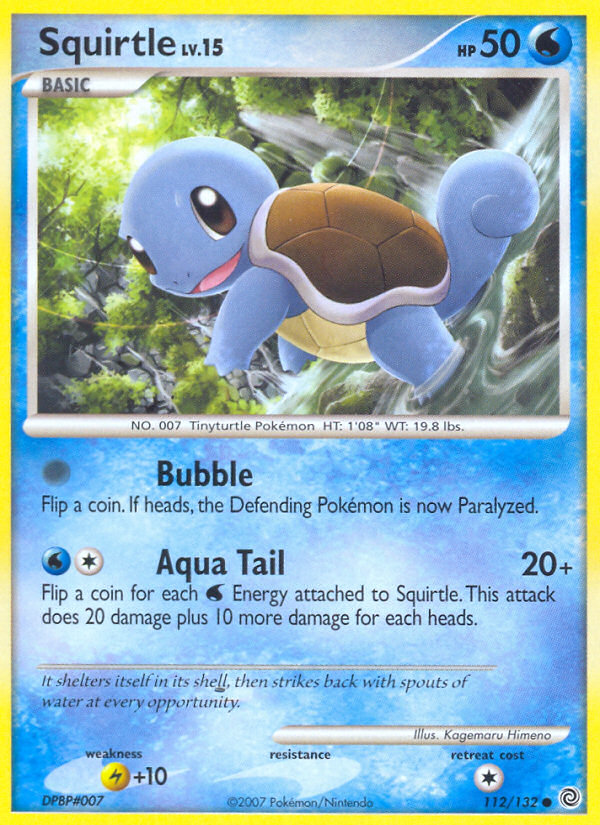 Squirtle (112/132) [Diamond & Pearl: Secret Wonders] | Gam3 Escape