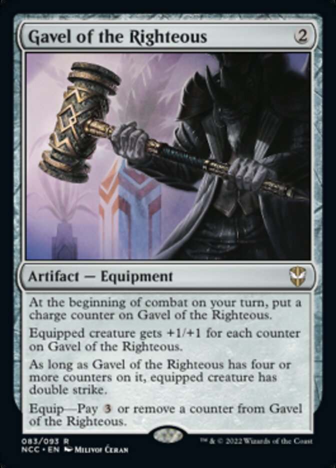 Gavel of the Righteous [Streets of New Capenna Commander] | Gam3 Escape