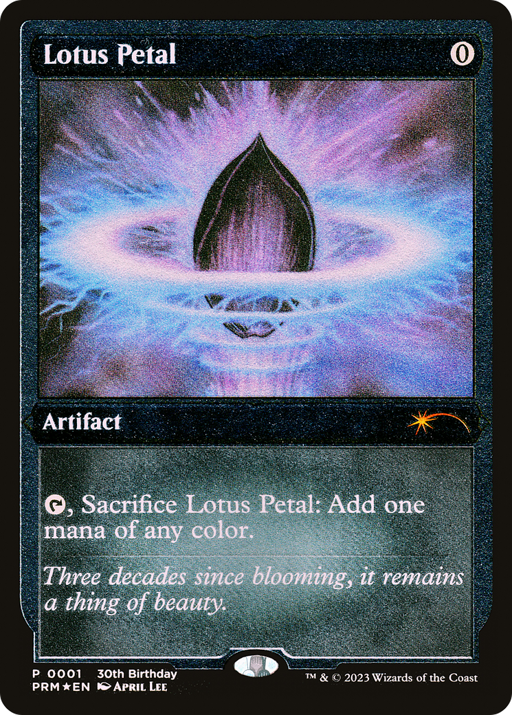 Lotus Petal (Foil Etched) [30th Anniversary Promos] | Gam3 Escape