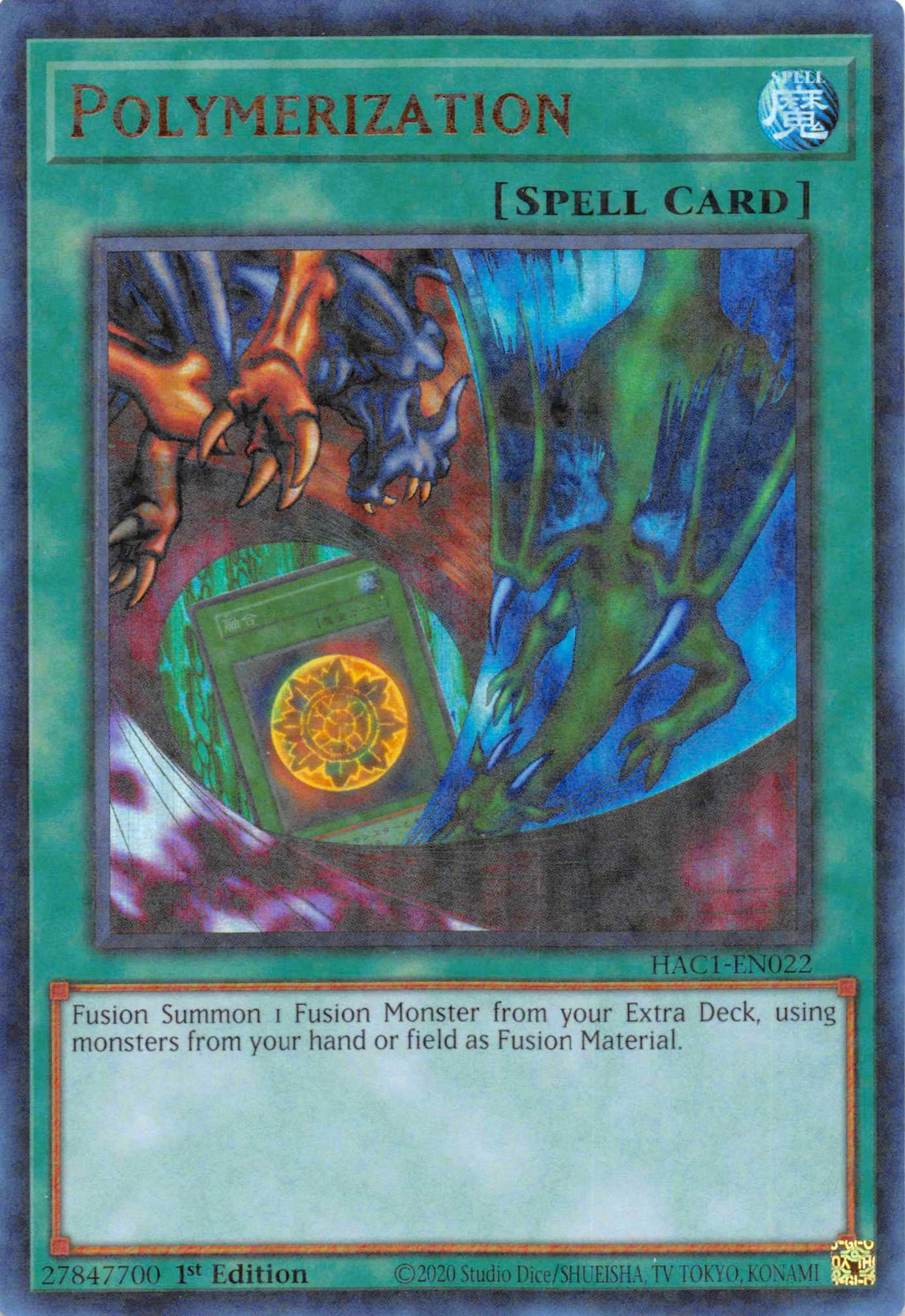 Polymerization (Duel Terminal) [HAC1-EN022] Parallel Rare | Gam3 Escape