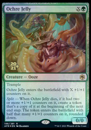 Ochre Jelly [Dungeons & Dragons: Adventures in the Forgotten Realms Prerelease Promos] | Gam3 Escape