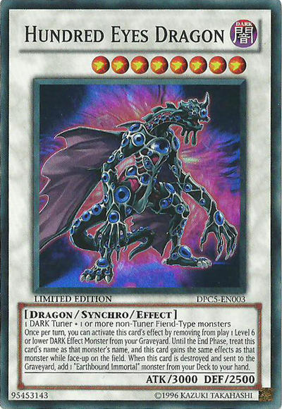 Hundred Eyes Dragon [DPC5-EN003] Super Rare | Gam3 Escape