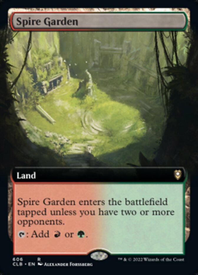 Spire Garden (Extended Art) [Commander Legends: Battle for Baldur's Gate] | Gam3 Escape