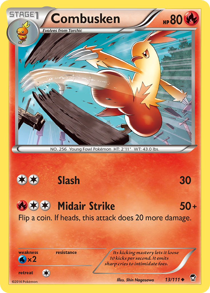 Combusken (13/111) [XY: Furious Fists] | Gam3 Escape