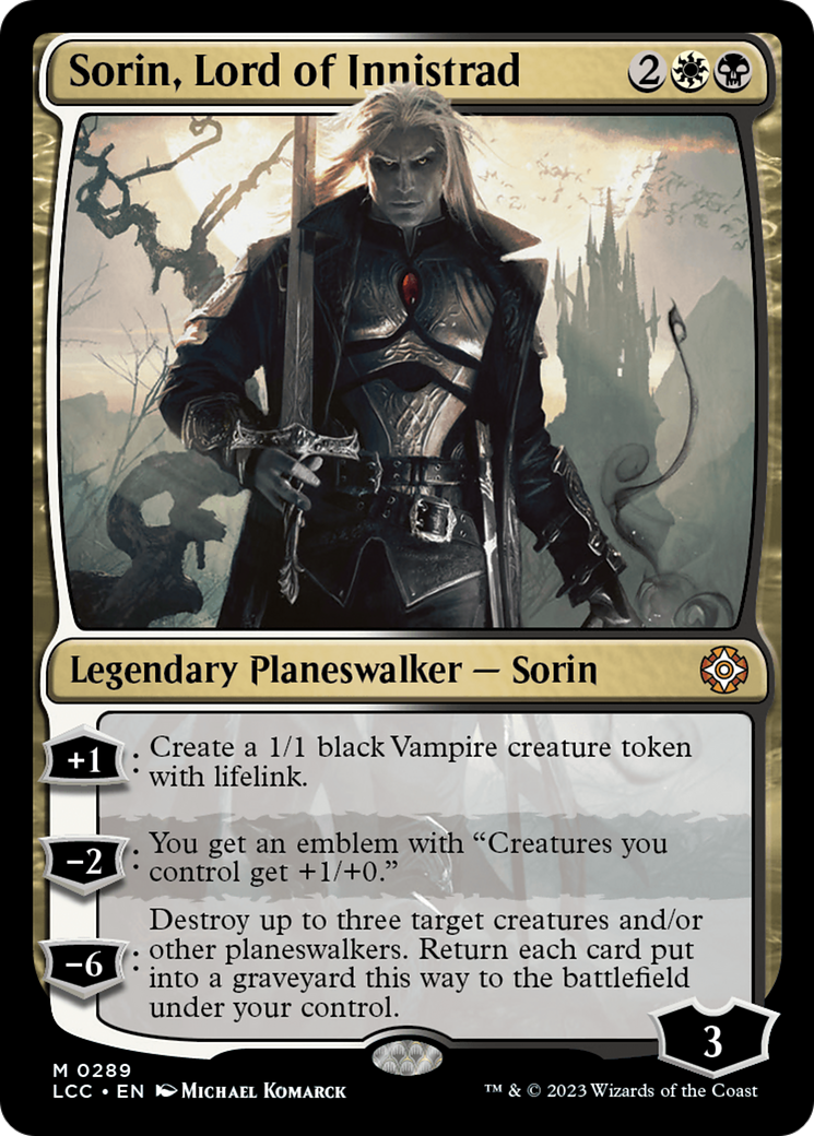 Sorin, Lord of Innistrad [The Lost Caverns of Ixalan Commander] | Gam3 Escape