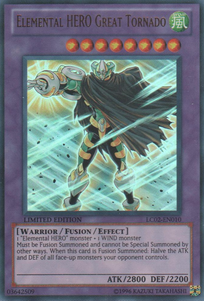 Elemental HERO Great Tornado [LC02-EN010] Ultra Rare | Gam3 Escape