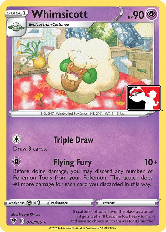 Whimsicott (076/185) [Prize Pack Series One] | Gam3 Escape