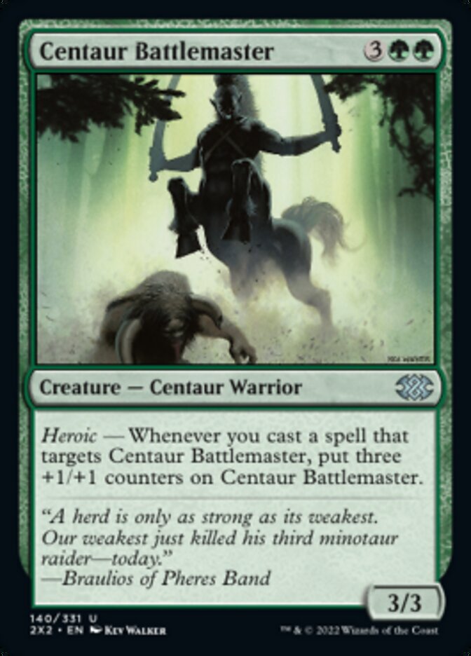 Centaur Battlemaster [Double Masters 2022] | Gam3 Escape