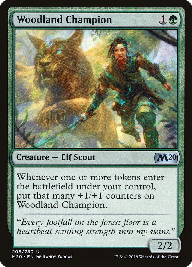 Woodland Champion [Core Set 2020] | Gam3 Escape