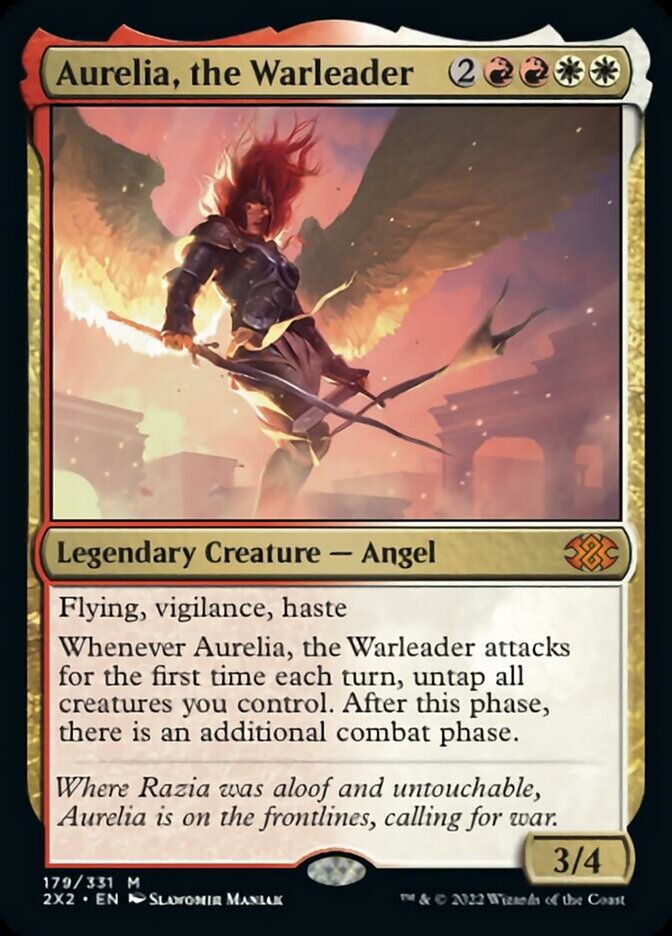 Aurelia, the Warleader [Double Masters 2022] | Gam3 Escape