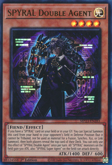 SPYRAL Double Agent [MP23-EN283] Ultra Rare | Gam3 Escape