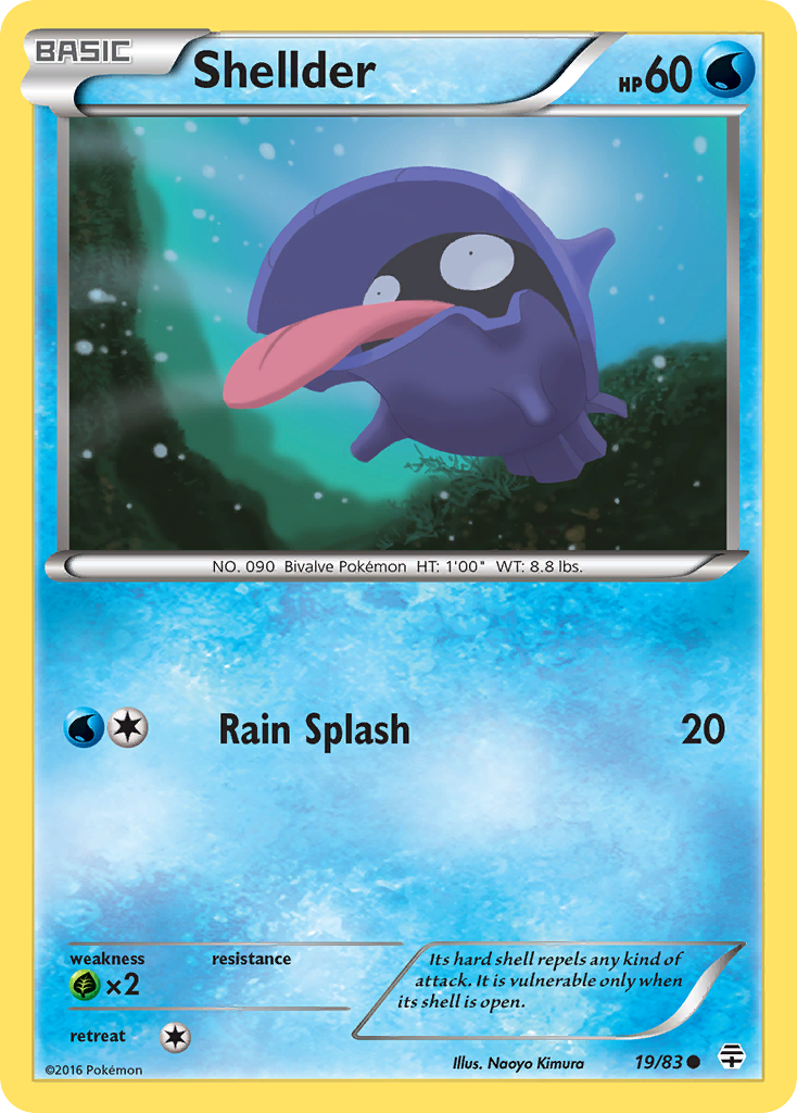 Shellder (19/83) [XY: Generations] | Gam3 Escape