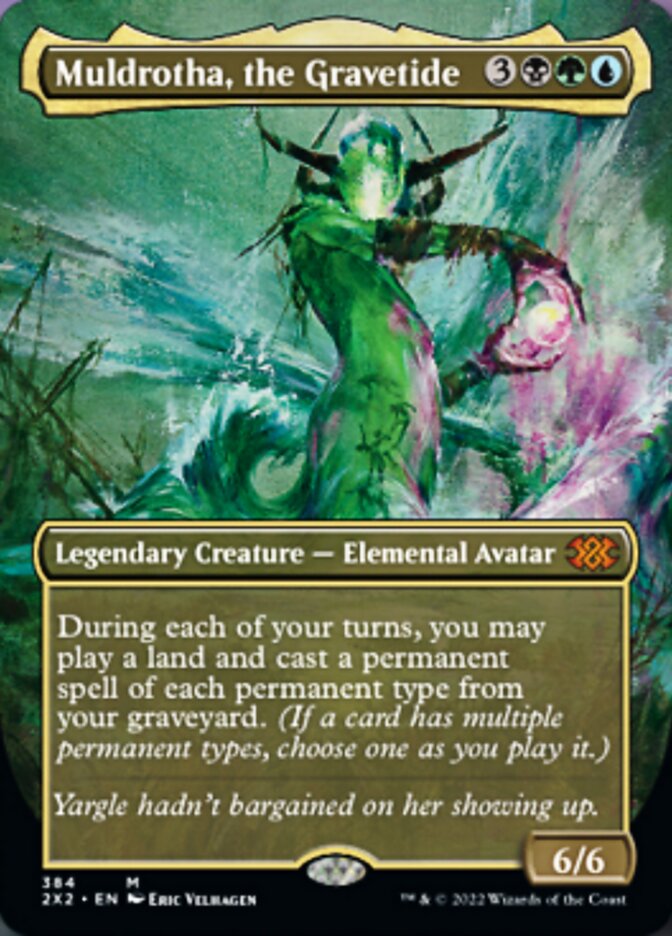 Muldrotha, the Gravetide (Borderless Alternate Art) [Double Masters 2022] | Gam3 Escape