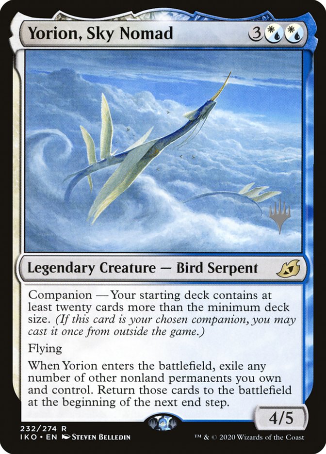 Yorion, Sky Nomad (Promo Pack) [Ikoria: Lair of Behemoths Promos] | Gam3 Escape