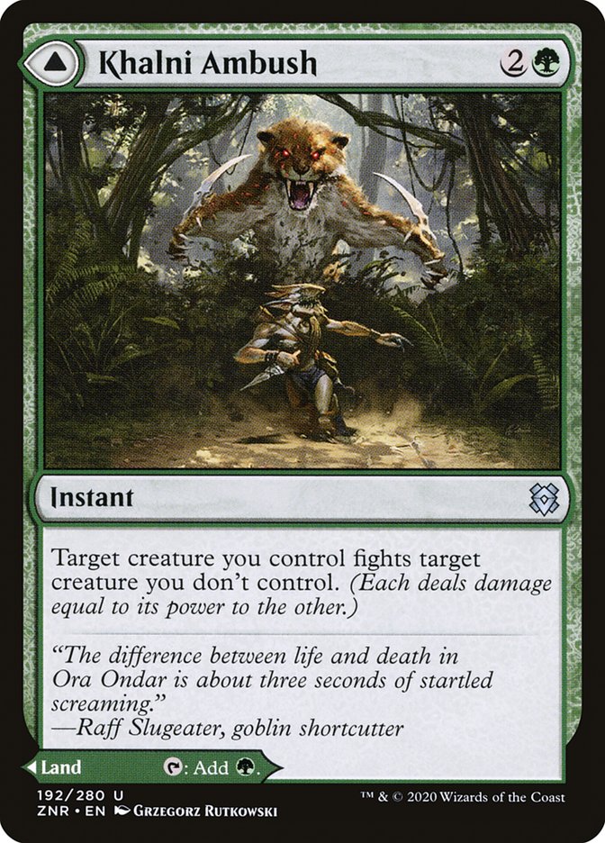 Khalni Ambush // Khalni Territory [Zendikar Rising] | Gam3 Escape