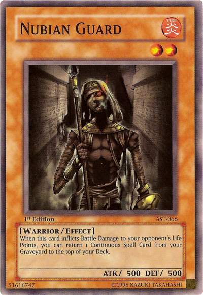 Nubian Guard [AST-066] Common | Gam3 Escape