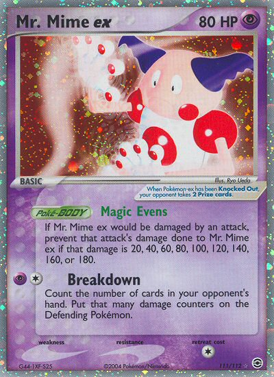 Mr. Mime ex (111/112) [EX: FireRed & LeafGreen] | Gam3 Escape