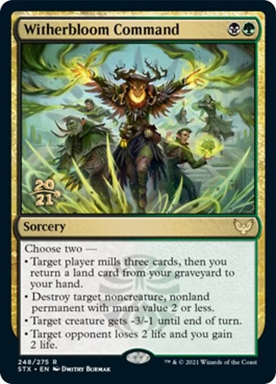 Witherbloom Command [Strixhaven: School of Mages Prerelease Promos] | Gam3 Escape