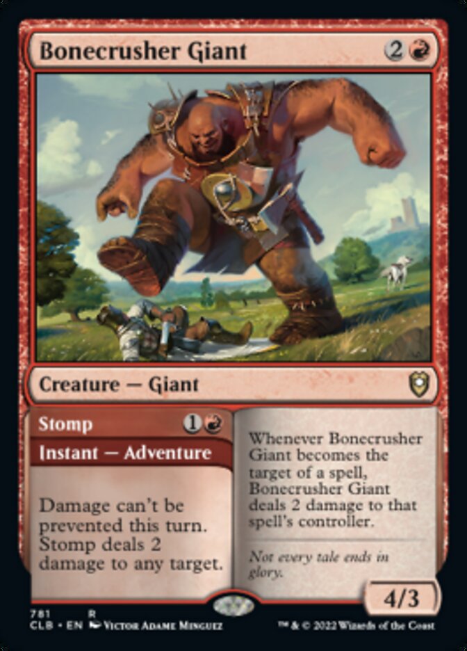 Bonecrusher Giant // Stomp [Commander Legends: Battle for Baldur's Gate] | Gam3 Escape