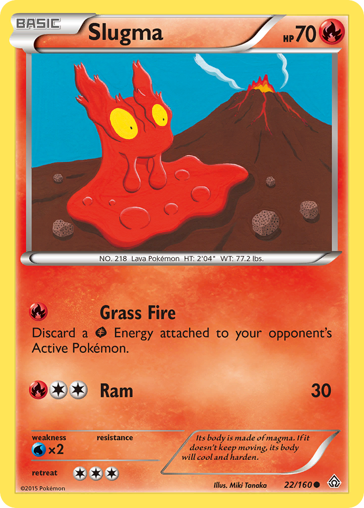 Slugma (22/160) [XY: Primal Clash] | Gam3 Escape