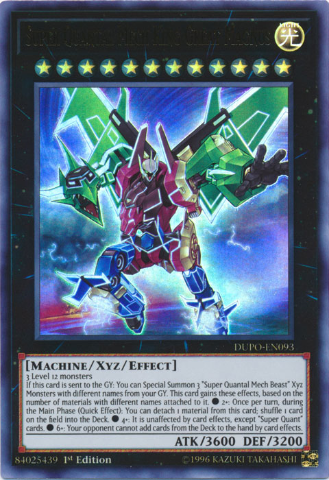 Super Quantal Mech King Great Magnus [DUPO-EN093] Ultra Rare | Gam3 Escape