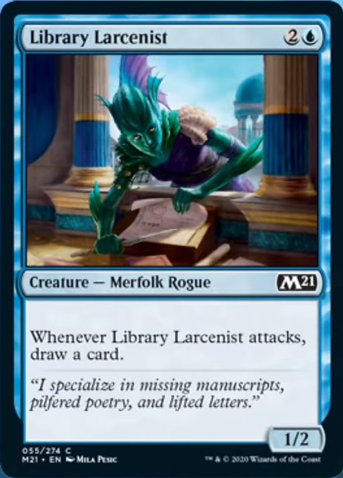 Library Larcenist [Core Set 2021] | Gam3 Escape
