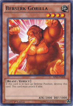 Berserk Gorilla [BP03-EN008] Rare | Gam3 Escape