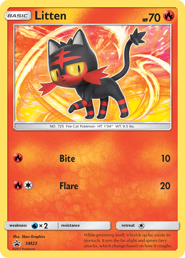 Litten (SM23) [Sun & Moon: Black Star Promos] | Gam3 Escape