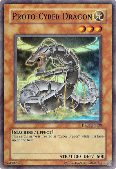 Proto-Cyber Dragon [DR04-EN130] Super Rare | Gam3 Escape