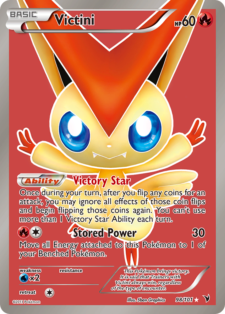 Victini (98/101) [Black & White: Noble Victories] | Gam3 Escape