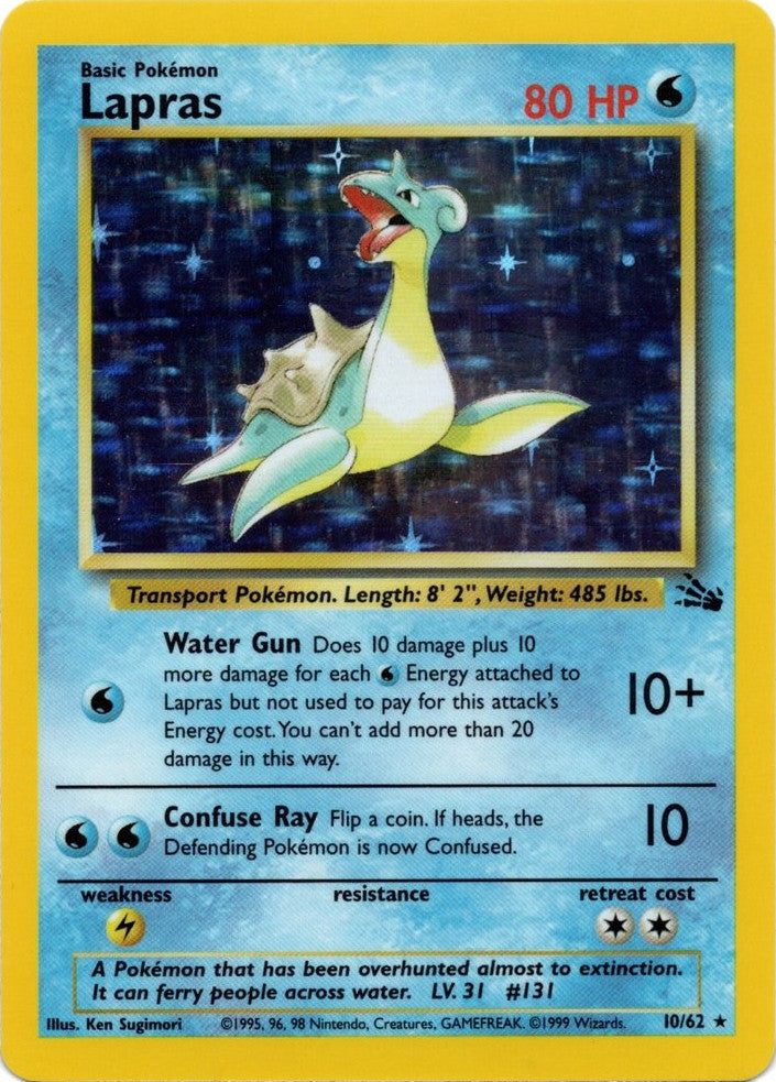 Lapras (10/62) [Fossil Unlimited] | Gam3 Escape