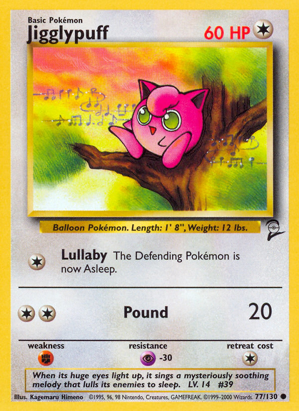 Jigglypuff (77/130) [Base Set 2] | Gam3 Escape