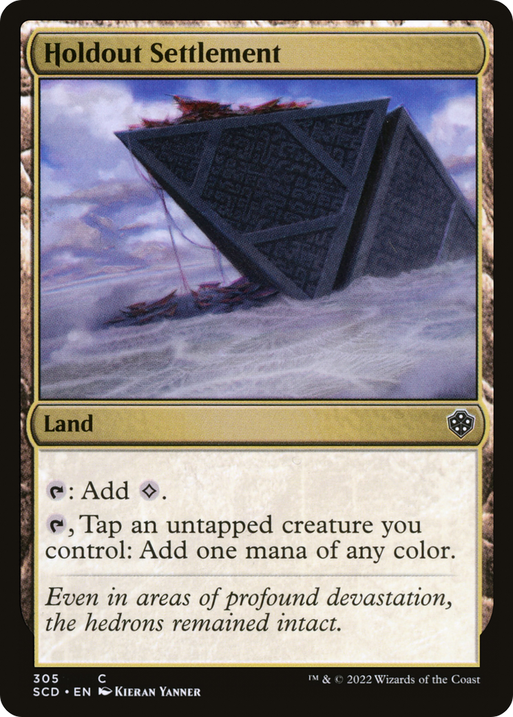 Holdout Settlement [Starter Commander Decks] | Gam3 Escape