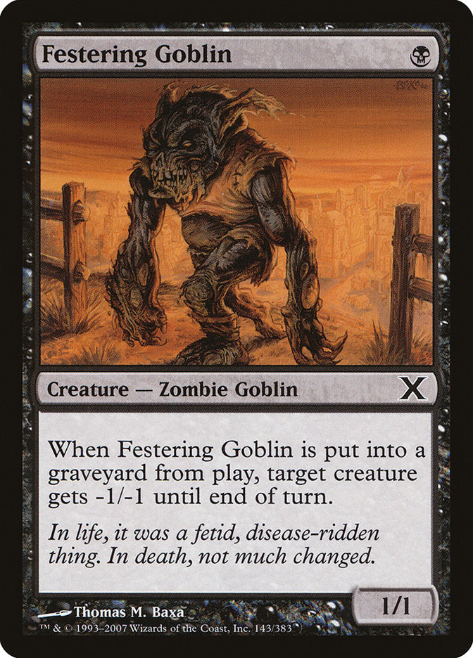 Festering Goblin [Tenth Edition] | Gam3 Escape