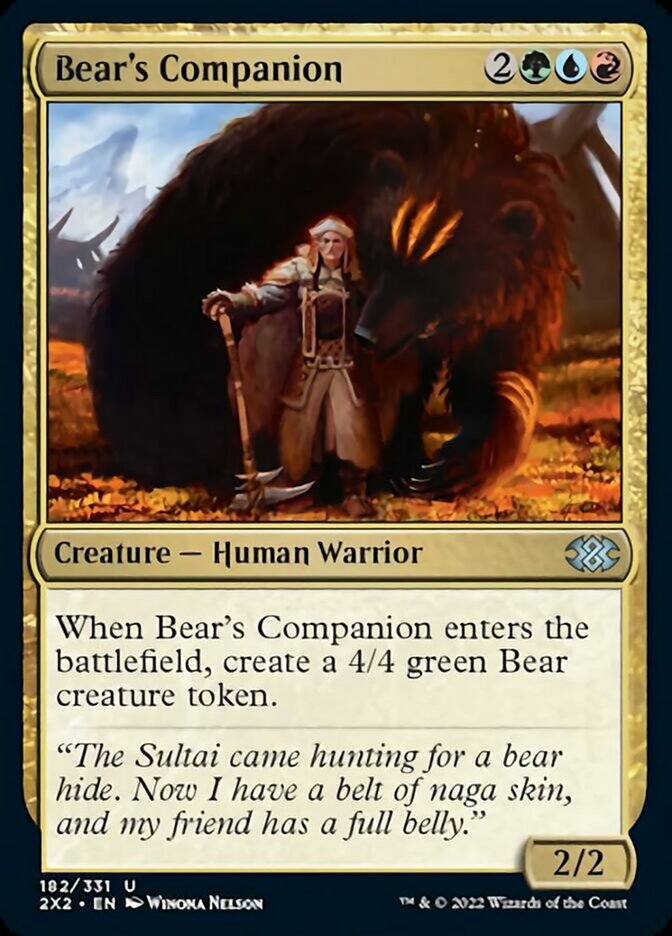 Bear's Companion [Double Masters 2022] | Gam3 Escape
