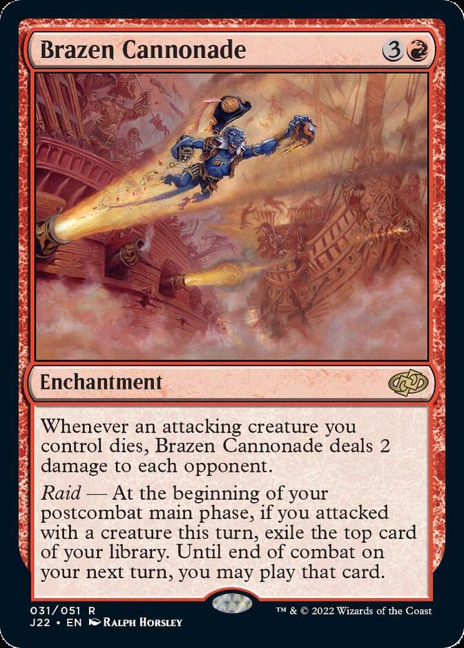 Brazen Cannonade [Jumpstart 2022] | Gam3 Escape