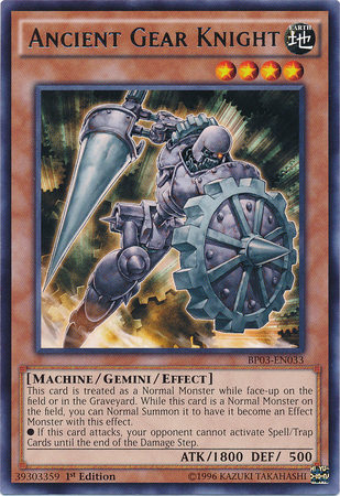 Ancient Gear Knight [BP03-EN033] Rare | Gam3 Escape