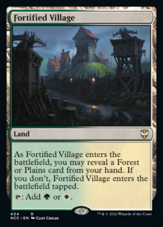 Fortified Village [Streets of New Capenna Commander] | Gam3 Escape