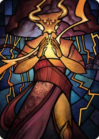 Najal, the Storm Runner Art Card [Dominaria United Art Series] | Gam3 Escape