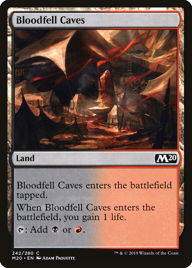 Bloodfell Caves [Core Set 2020] | Gam3 Escape