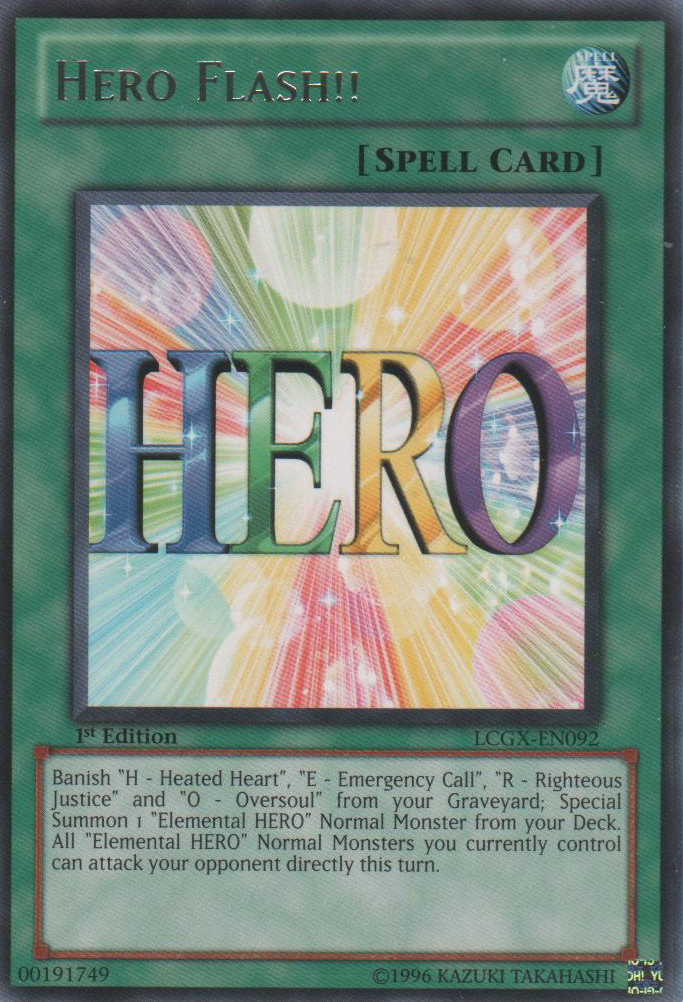 Hero Flash!! [LCGX-EN092] Rare | Gam3 Escape