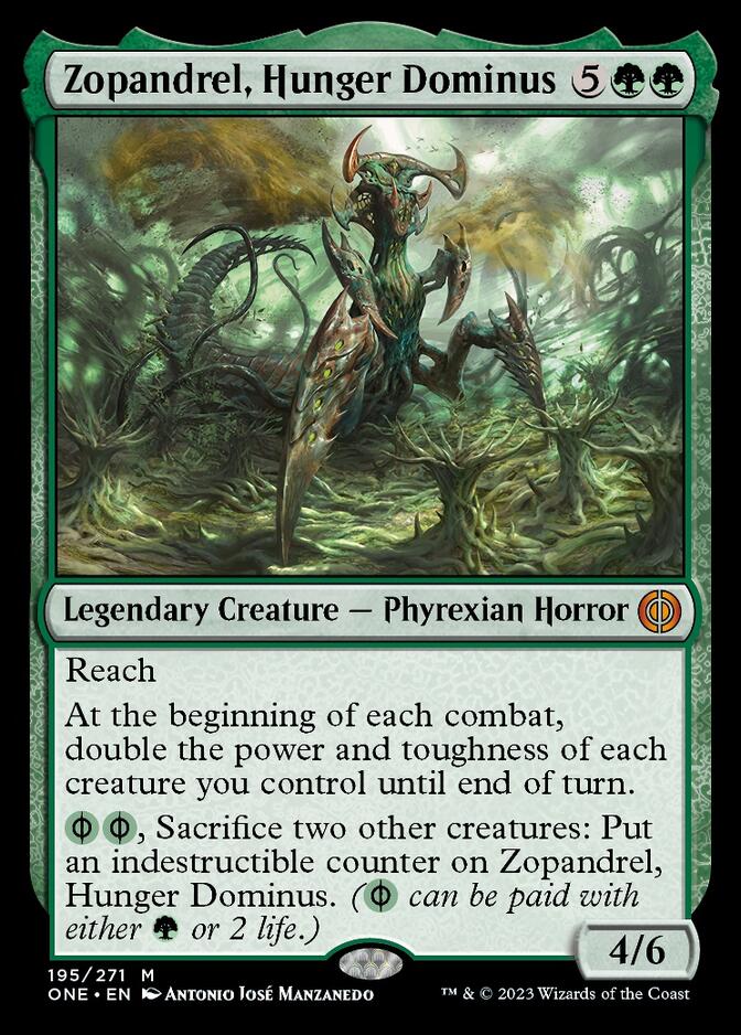 Zopandrel, Hunger Dominus [Phyrexia: All Will Be One] | Gam3 Escape