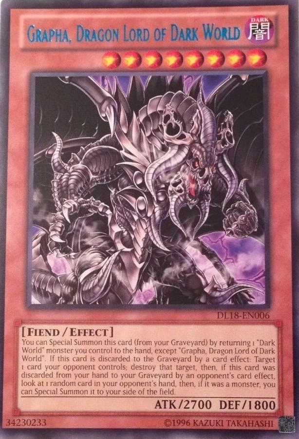 Grapha, Dragon Lord of Dark World (Blue) [DL18-EN006] Rare | Gam3 Escape