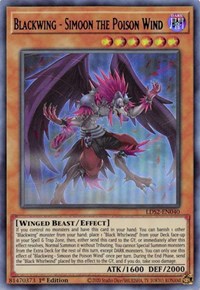 Blackwing - Simoon the Poison Wind (Purple) [LDS2-EN040] Ultra Rare | Gam3 Escape